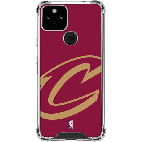 NBA Cleveland Cavaliers Large Logo Google Pixel 5 Clear Case